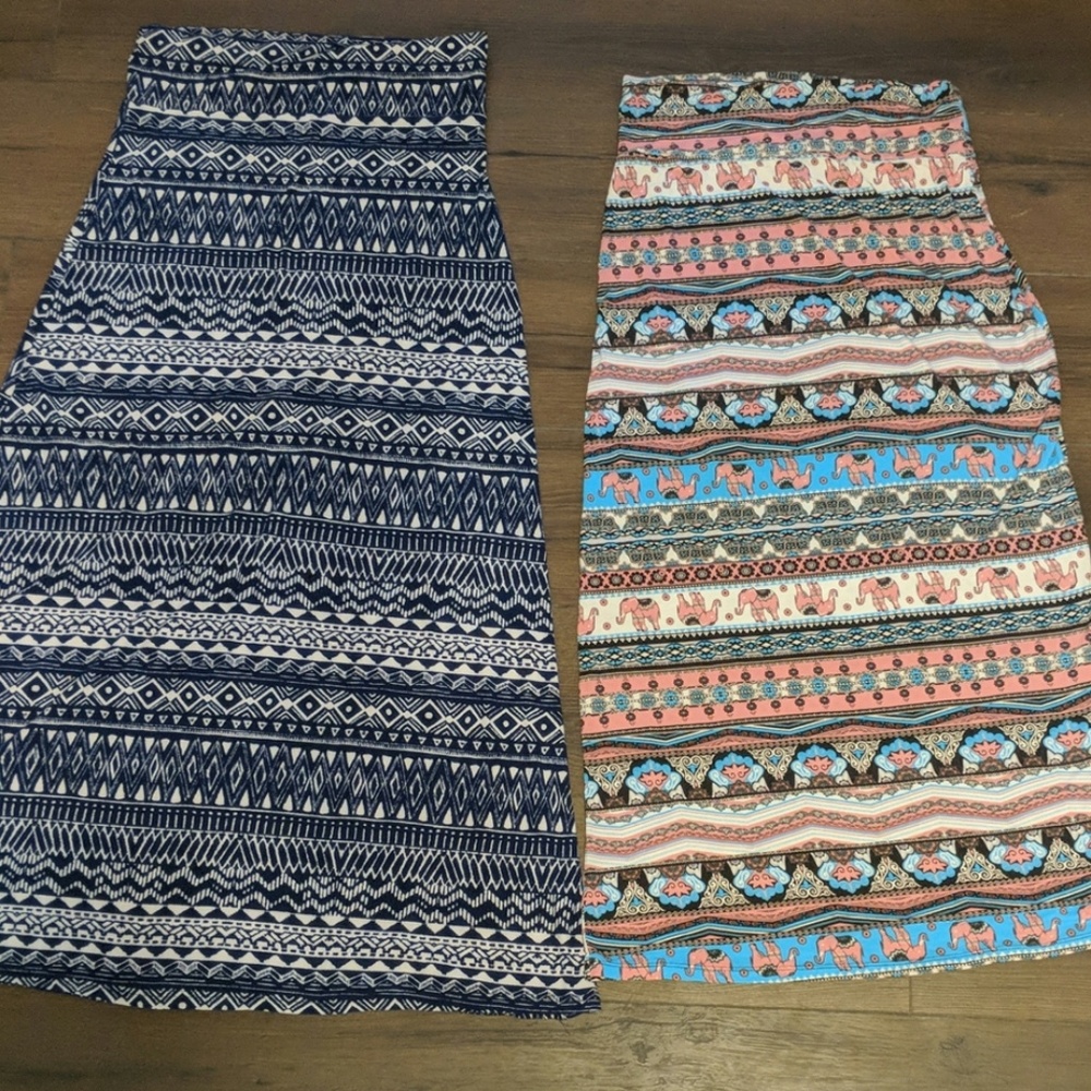 Lot of 2 maxi skirts